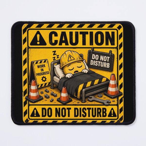 Item preview, Caution: Do Not Disturb | Funny Sleeping Warning Sticker & T-Shirt designed and sold by FuzzDrive.
