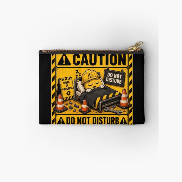 Item preview, Caution: Do Not Disturb | Funny Sleeping Warning Sticker & T-Shirt designed and sold by FuzzDrive.