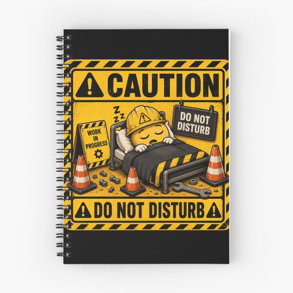 Item preview, Caution: Do Not Disturb | Funny Sleeping Warning Sticker & T-Shirt designed and sold by FuzzDrive.