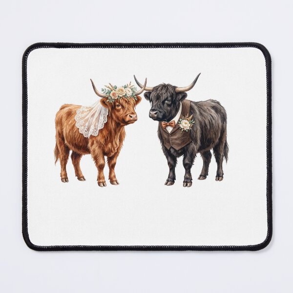 Item preview, Highland Cow's Couple Wedding designed and sold by Roy & Tiffany.