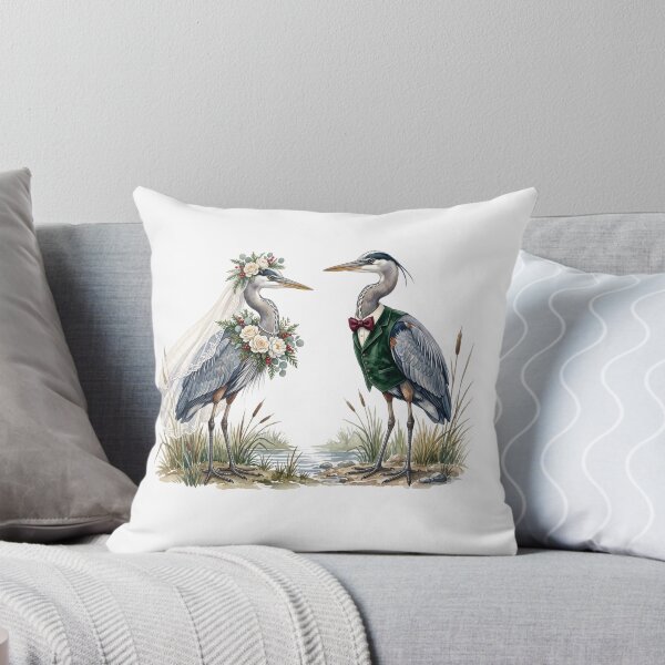 Item preview, Heron's Couple Wedding Art designed and sold by Roy & Tiffany.