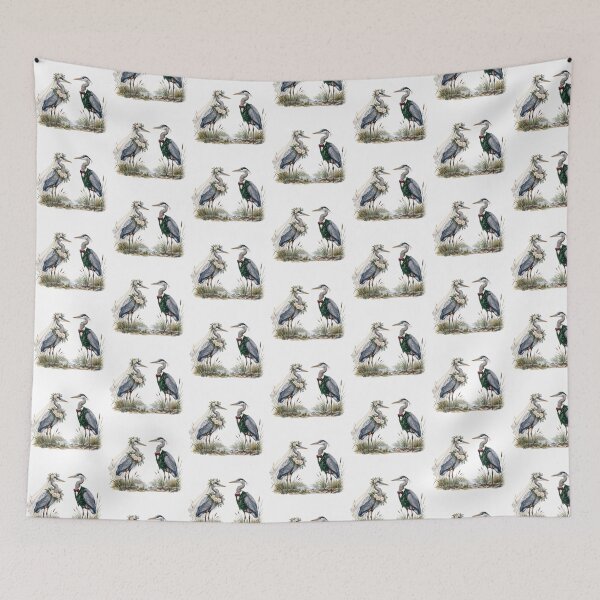 Item preview, Heron's Couple Wedding Art designed and sold by Roy & Tiffany.