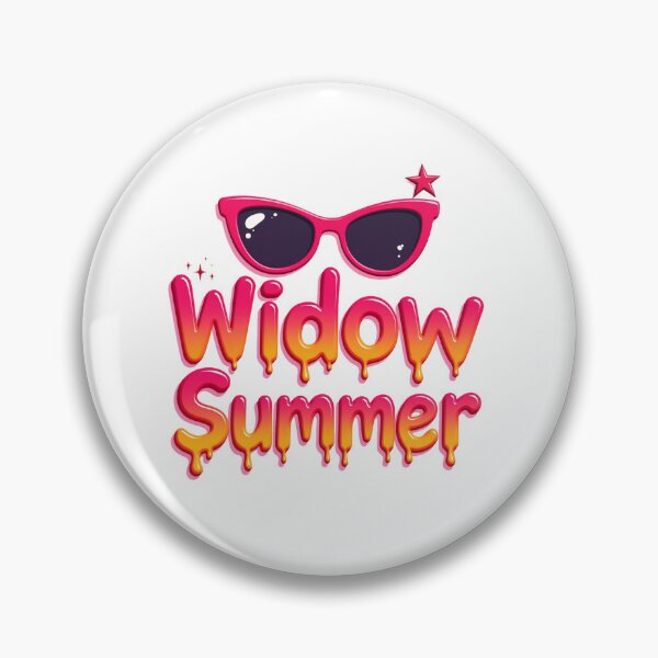 Item preview, Retro dripping letters widow summer with pink sunglasses designed and sold by Prints by Mat.