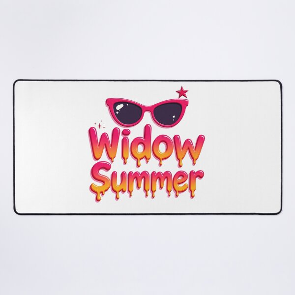 Item preview, Retro dripping letters widow summer with pink sunglasses designed and sold by Prints by Mat.