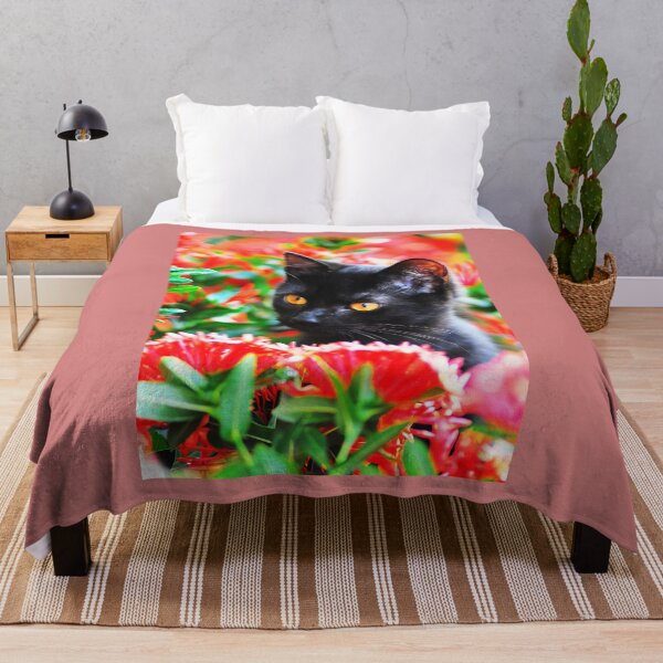Item preview, Beautiful Cat in Flowers designed and sold by NickTshirts.