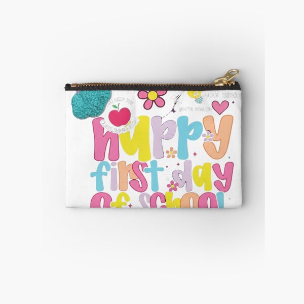 Item preview, Happy First Day of School - Colorful Retro Teacher & Student Aesthetic Design designed and sold by johnExpress02.
