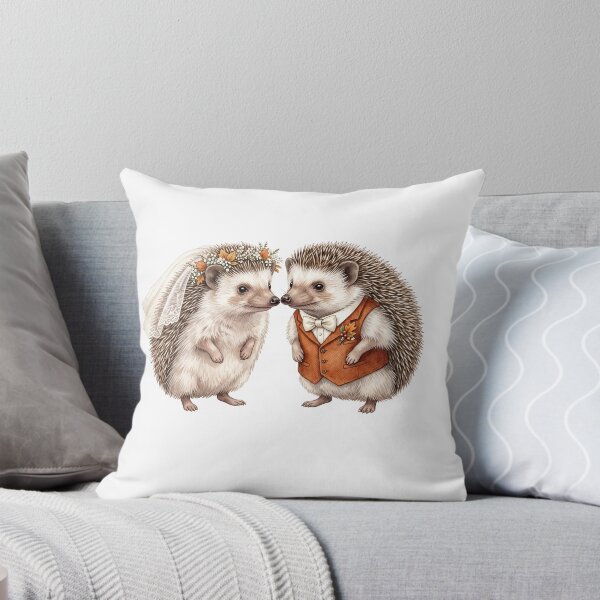Item preview, Hedgehog's Couple Wedding Art designed and sold by Roy & Tiffany.
