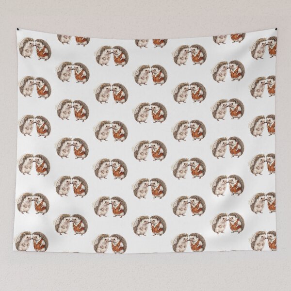 Item preview, Hedgehog's Couple Wedding Art designed and sold by Roy & Tiffany.