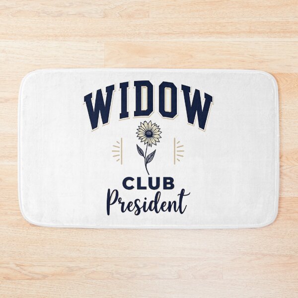 Item preview, Widow club president varsity design with a flower designed and sold by Prints by Mat.