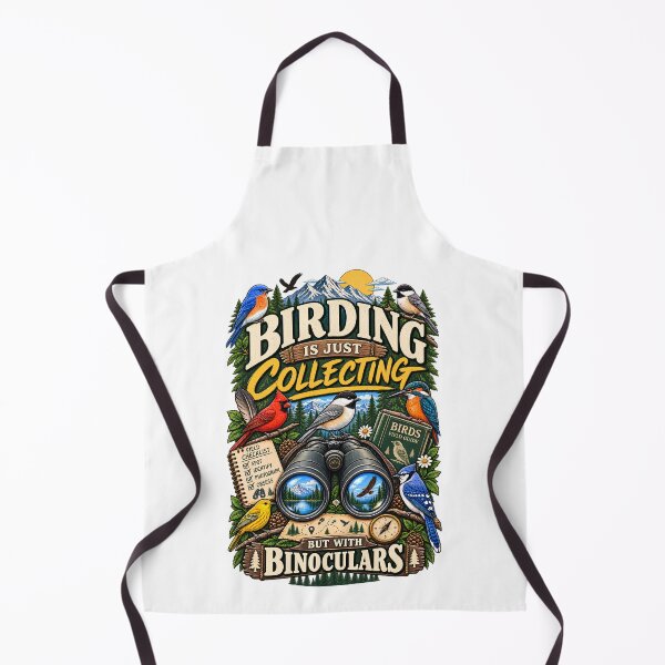 Item preview, Birding Is Just Collecting But With Binoculars – Funny Birdwatching designed and sold by RankShift.
