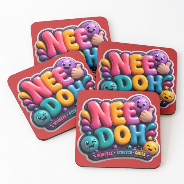 Item preview, Needoh Squishy Cute Sticker | Kawaii Stress Relief Toy Design designed and sold by Bhaskar Digital Art.
