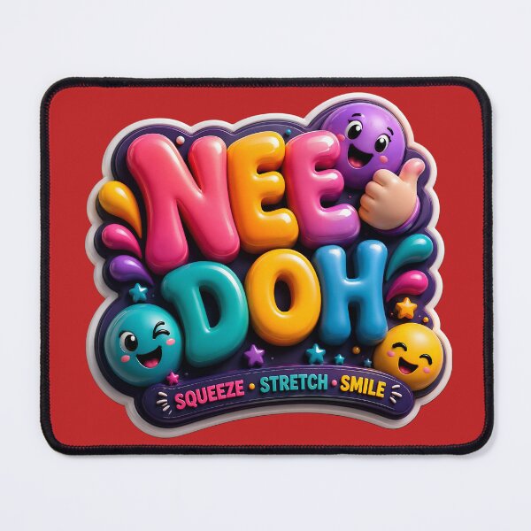 Item preview, Needoh Squishy Cute Sticker | Kawaii Stress Relief Toy Design designed and sold by Bhaskar Digital Art.