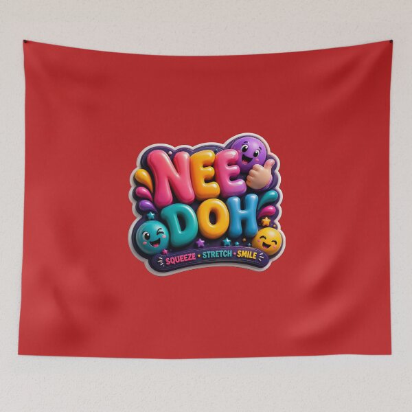 Item preview, Needoh Squishy Cute Sticker | Kawaii Stress Relief Toy Design designed and sold by Bhaskar Digital Art.