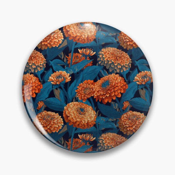 Item preview, Cute Zinnia Texture  - Botanical Garden Pattern - Mother'S Day Gift Ideas designed and sold by RoyalStarsPatts.