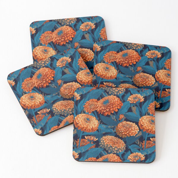 Item preview, Cute Zinnia Texture  - Botanical Garden Pattern - Mother'S Day Gift Ideas designed and sold by RoyalStarsPatts.