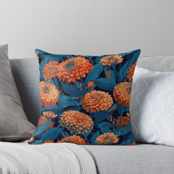Item preview, Cute Zinnia Texture  - Botanical Garden Pattern - Mother'S Day Gift Ideas designed and sold by RoyalStarsPatts.