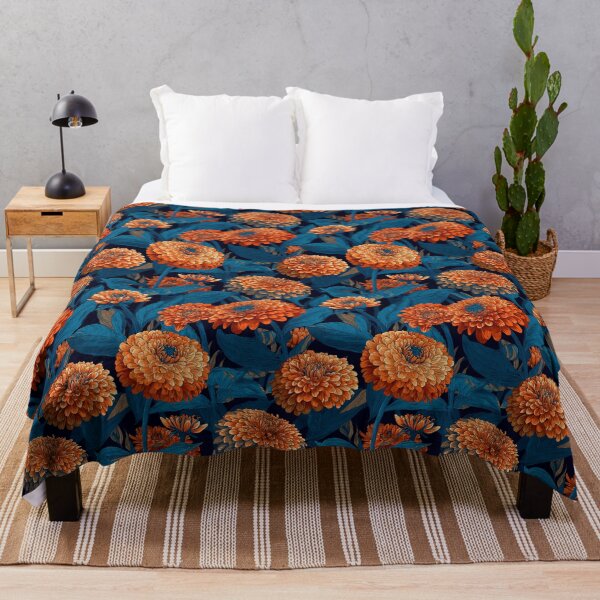 Item preview, Cute Zinnia Texture - Botanical Garden Pattern - Mother'S Day Gift Ideas designed and sold by RoyalStarsPatts.