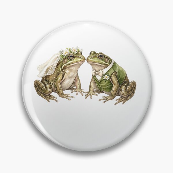Item preview, Frog's Couple Wedding Art designed and sold by Roy & Tiffany.