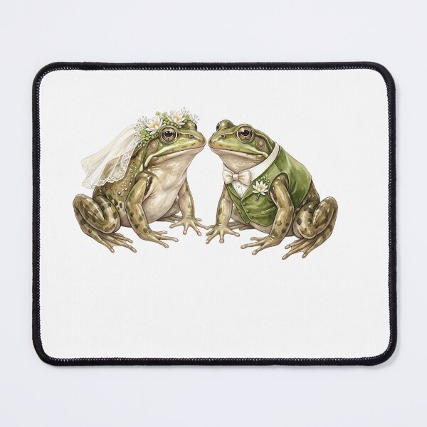 Item preview, Frog's Couple Wedding Art designed and sold by Roy & Tiffany.