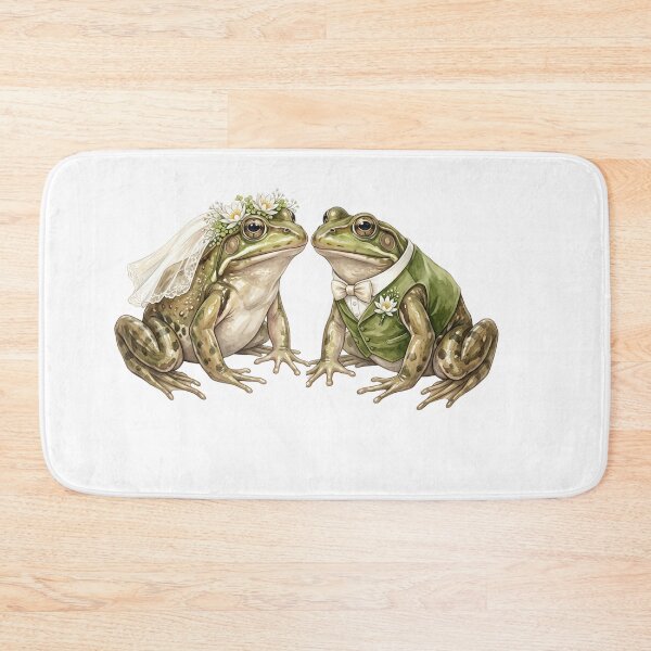 Item preview, Frog's Couple Wedding Art designed and sold by Roy & Tiffany.