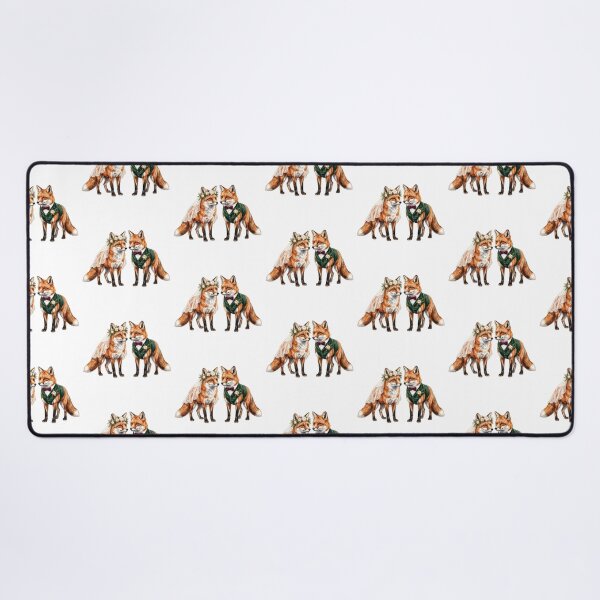 Item preview, Fox's Couple Wedding Art designed and sold by Roy & Tiffany.