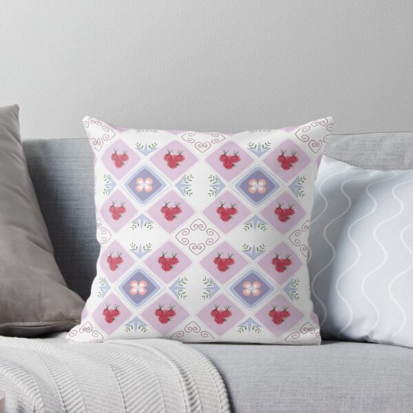 Item preview, Vintage Red Beetroot Floral Tile Seamless Pattern  designed and sold by SbRandomLab.