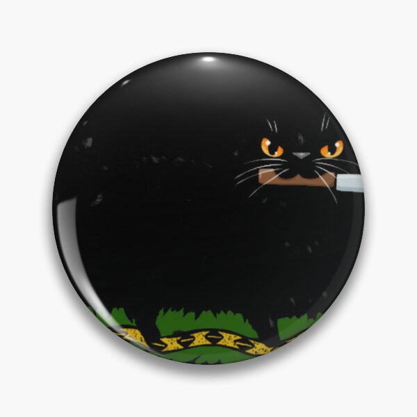Item preview, Oh Lawd She Feral Black Cat designed and sold by prwolf.