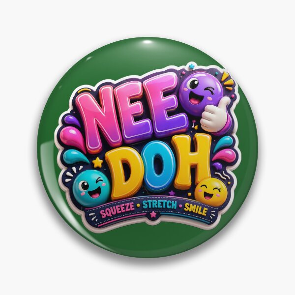 Item preview, Needoh Squishy Cute Sticker | Kawaii Stress Relief Toy Design designed and sold by Bhaskar Digital Art.