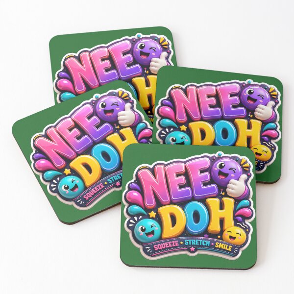 Item preview, Needoh Squishy Cute Sticker | Kawaii Stress Relief Toy Design designed and sold by Bhaskar Digital Art.
