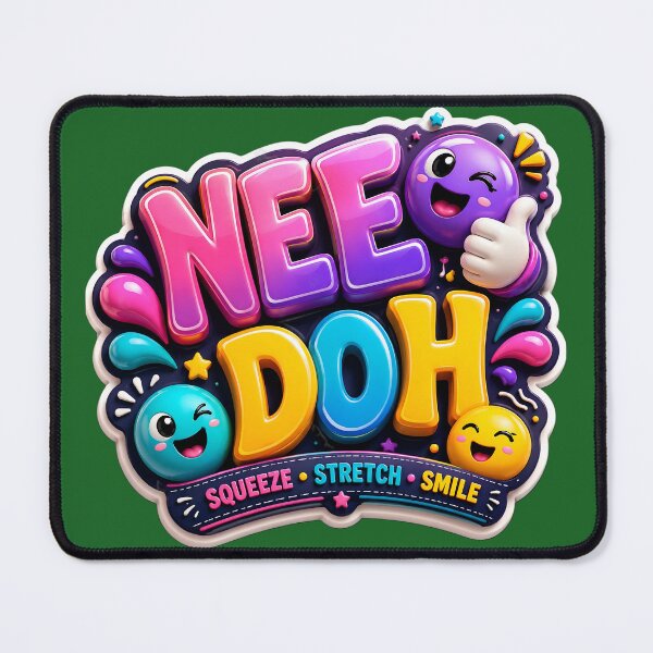 Item preview, Needoh Squishy Cute Sticker | Kawaii Stress Relief Toy Design designed and sold by Bhaskar Digital Art.