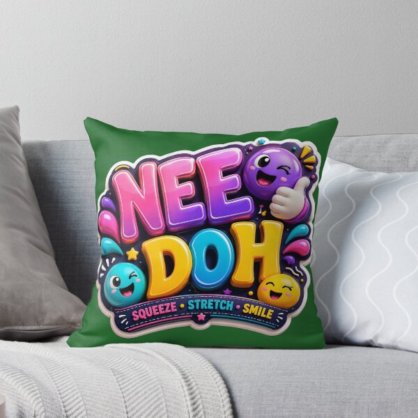 Item preview, Needoh Squishy Cute Sticker | Kawaii Stress Relief Toy Design designed and sold by Bhaskar Digital Art.