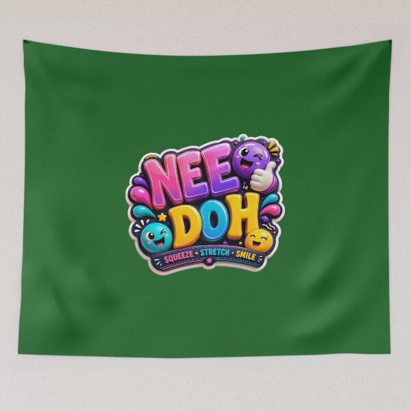 Item preview, Needoh Squishy Cute Sticker | Kawaii Stress Relief Toy Design designed and sold by Bhaskar Digital Art.