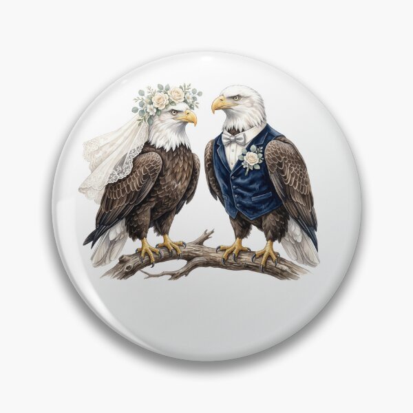 Item preview, Bald Eagle's Couple Wedding designed and sold by Tiffany Roy.