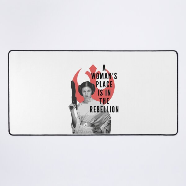 Item preview, A Woman's Place Is in the Rebellion Star Wars Inspired Feminist Artwork designed and sold by GeekMix.