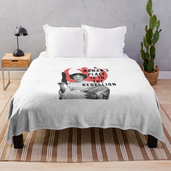Item preview, A Woman's Place Is in the Rebellion Star Wars Inspired Feminist Artwork designed and sold by GeekMix.
