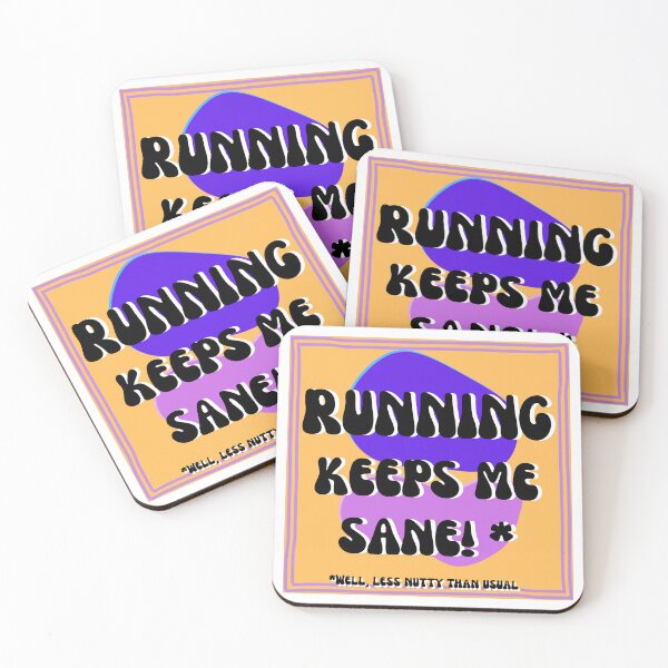 Item preview, Running Keeps Me Sane designed and sold by SombreroDoodles.
