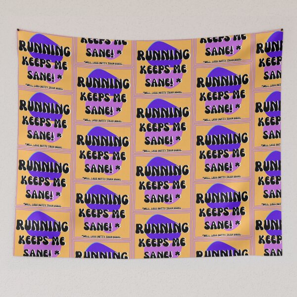 Item preview, Running Keeps Me Sane designed and sold by SombreroDoodles.