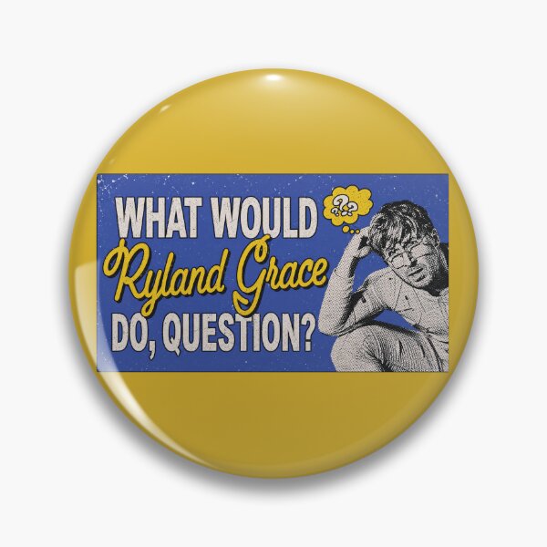 Item preview, What Would Ryland Grace Do, Question? - Sticker - Project Hail Mary designed and sold by hesjustken.