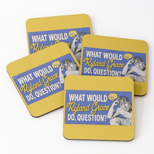 Item preview, What Would Ryland Grace Do, Question? - Sticker - Project Hail Mary designed and sold by hesjustken.