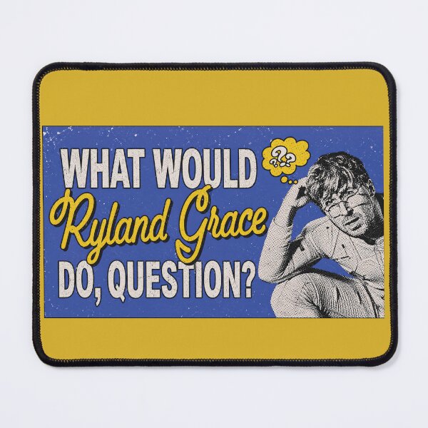 Item preview, What Would Ryland Grace Do, Question? - Sticker - Project Hail Mary designed and sold by hesjustken.