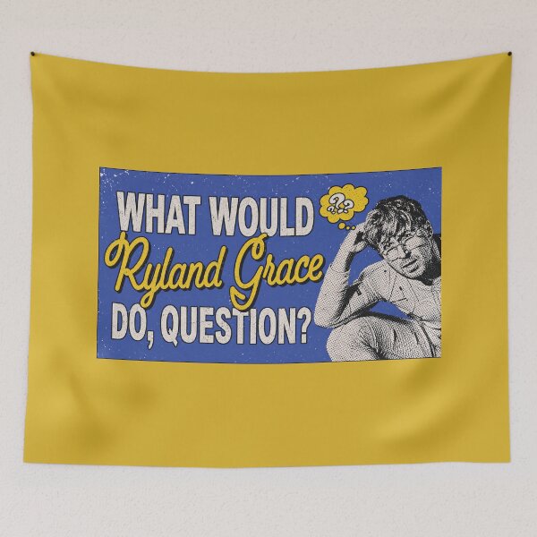 Item preview, What Would Ryland Grace Do, Question? - Sticker - Project Hail Mary designed and sold by hesjustken.