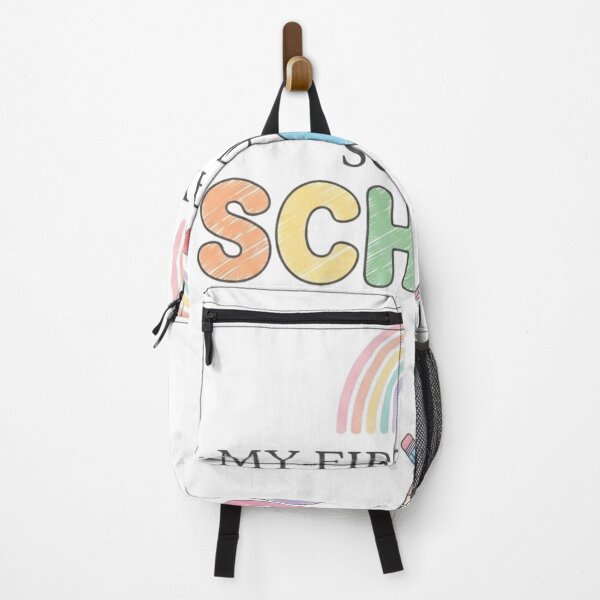 Item preview, My First Day of School - Cute Pastel Rainbow & Pencils Back to School Design designed and sold by johnExpress02.