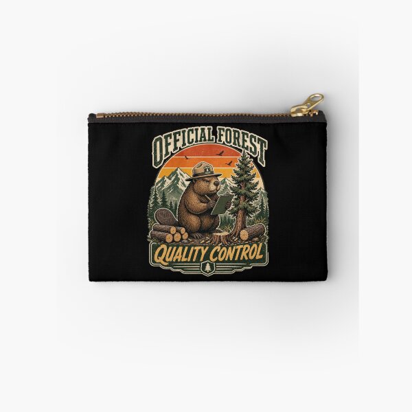 Item preview, Funny Beaver Forest Ranger - Official Forest Quality Control designed and sold by Graphic Vibe Designs.