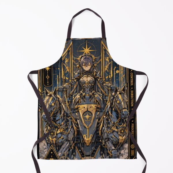 Item preview, The Chariot Tarot Card – Cyberpunk Mecha Anime Girl designed and sold by Apocalyptic Art Studio.