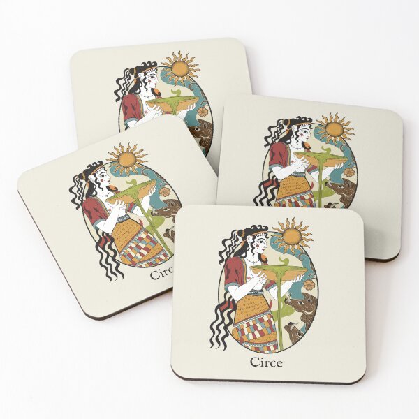Item preview, Circe – the Enchantress from Homer’s Odyssey – Greek Mythology Illustration designed and sold by Ancient-Tales.