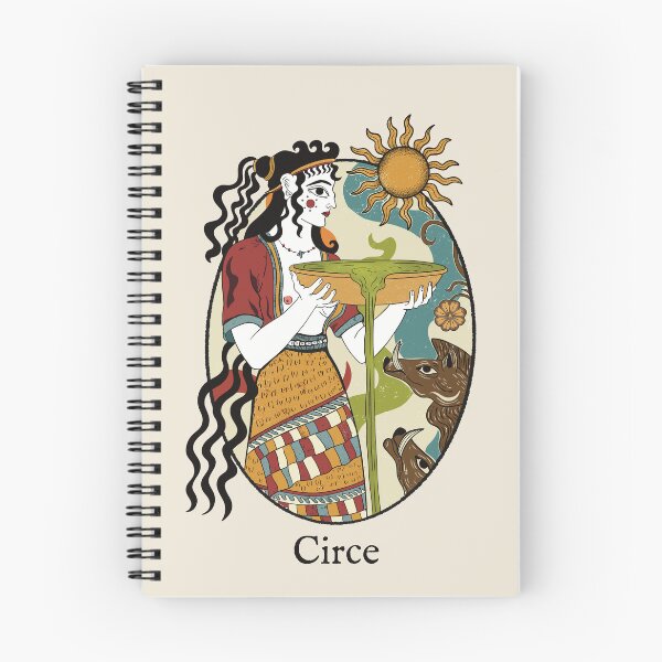 Item preview, Circe – the Enchantress from Homer’s Odyssey – Greek Mythology Illustration designed and sold by Ancient-Tales.