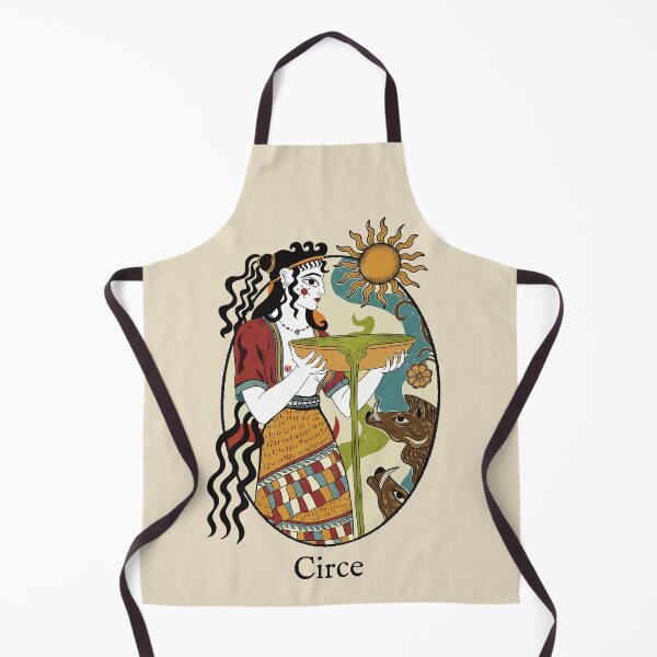 Item preview, Circe – the Enchantress from Homer’s Odyssey – Greek Mythology Illustration designed and sold by Ancient-Tales.