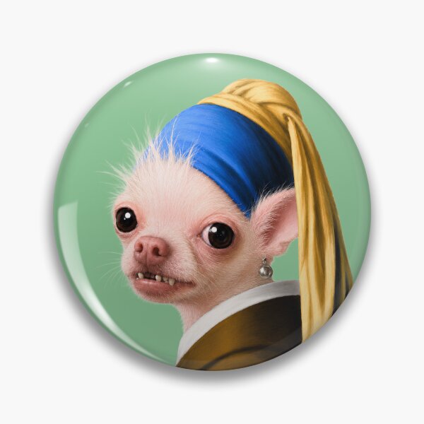 Item preview, Nervous Dog with a Pearl Earring designed and sold by AtlasMuseum.