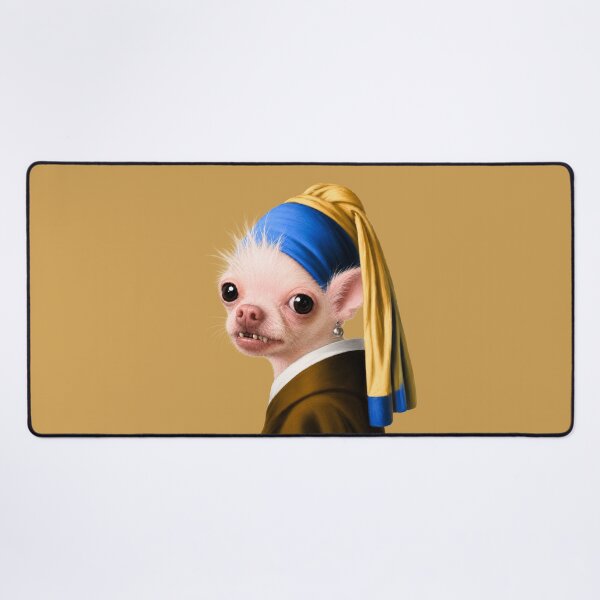 Item preview, Nervous Dog with a Pearl Earring designed and sold by AtlasMuseum.