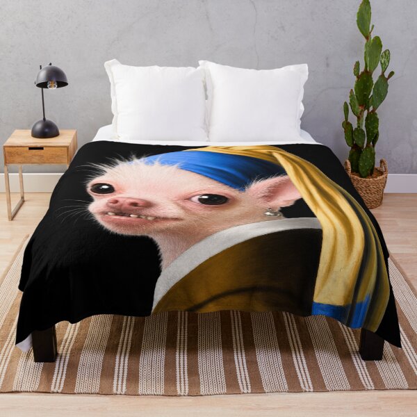 Item preview, Nervous Dog with a Pearl Earring designed and sold by AtlasMuseum.
